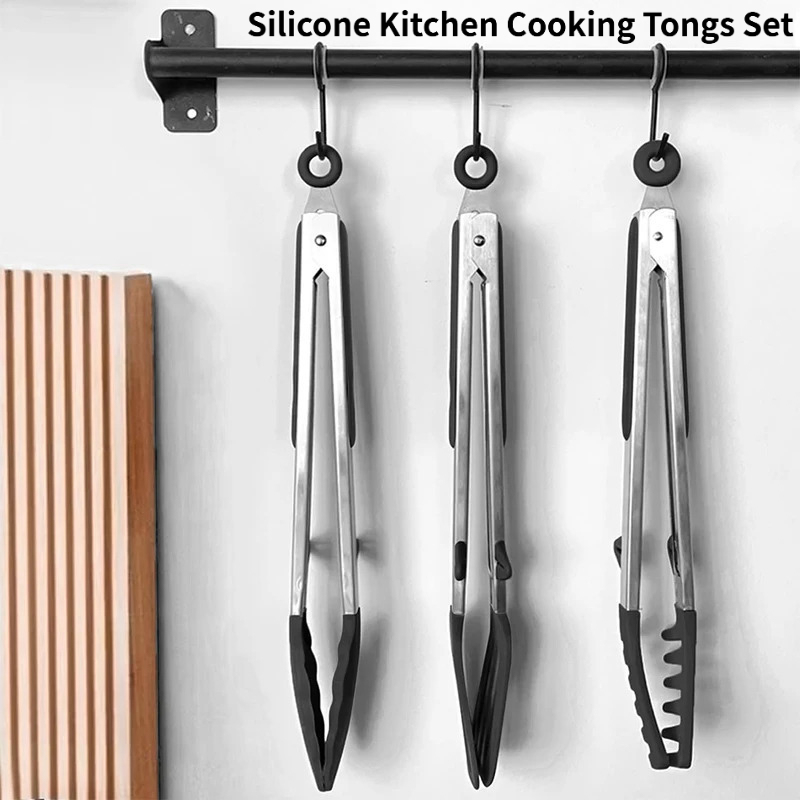 Home Cooking Utensil Set - Lot de 3 pinces de cuisine