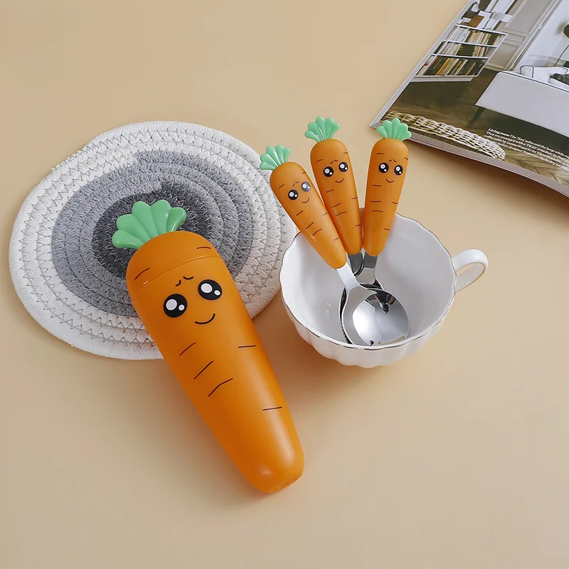 Home Cooking Utensil Set - Ensemble de vaisselle carottes en acier