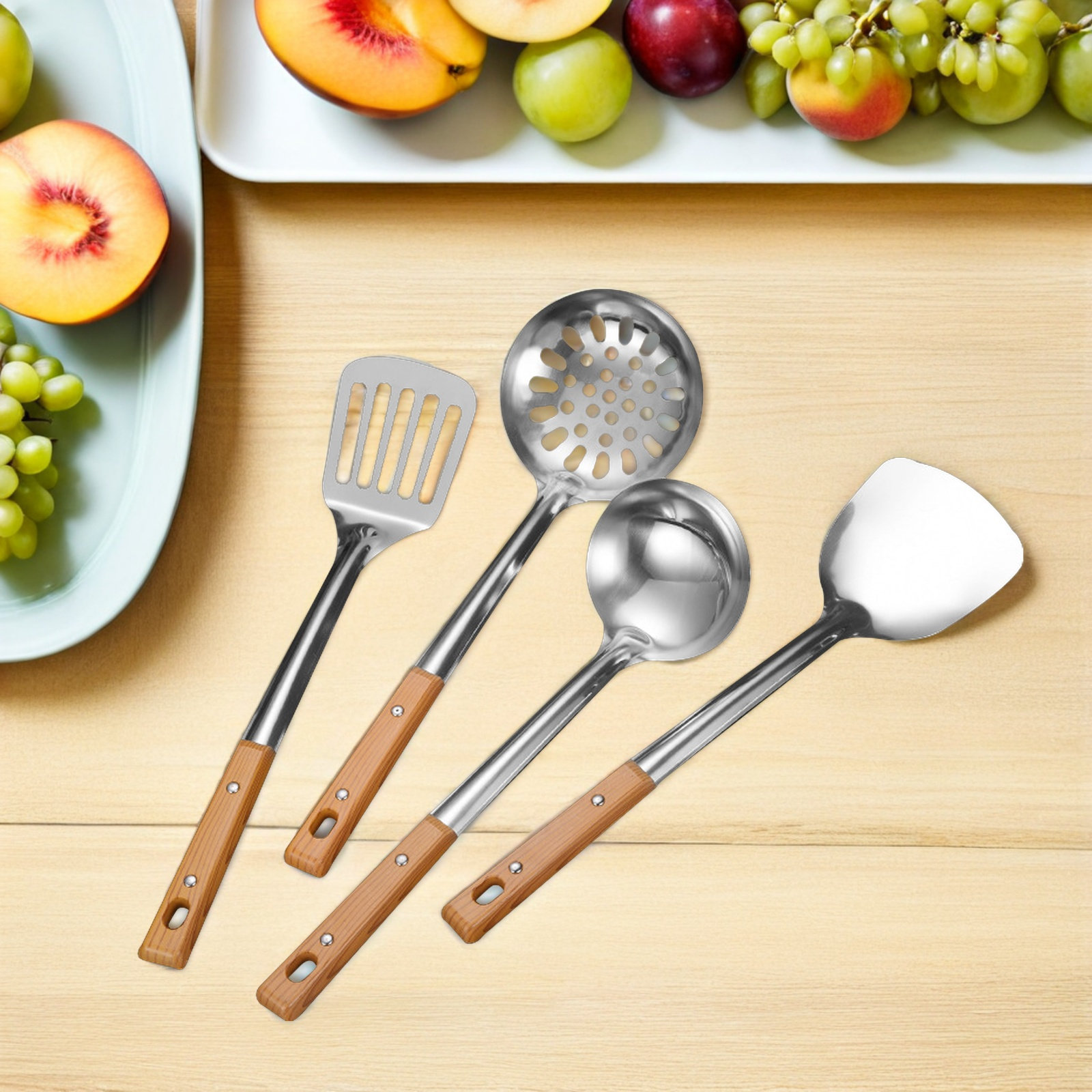 Home Cooking Utensil Set - Ensemble de 4 ustensiles de cuisine