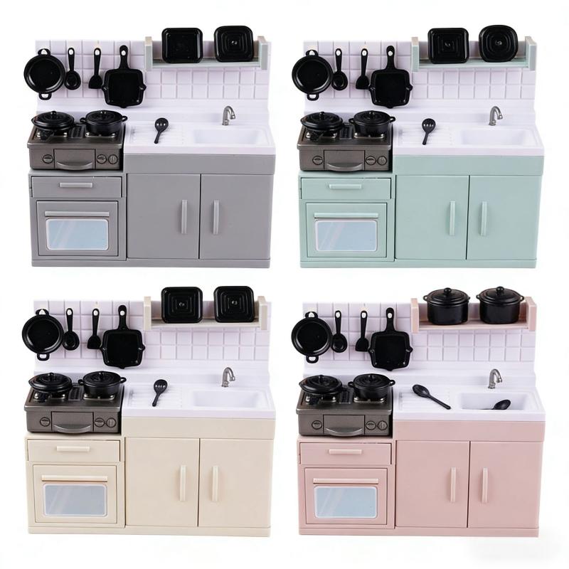 Home Cooking Channel - 1 Ensemble de Miniatures de Cuisinière