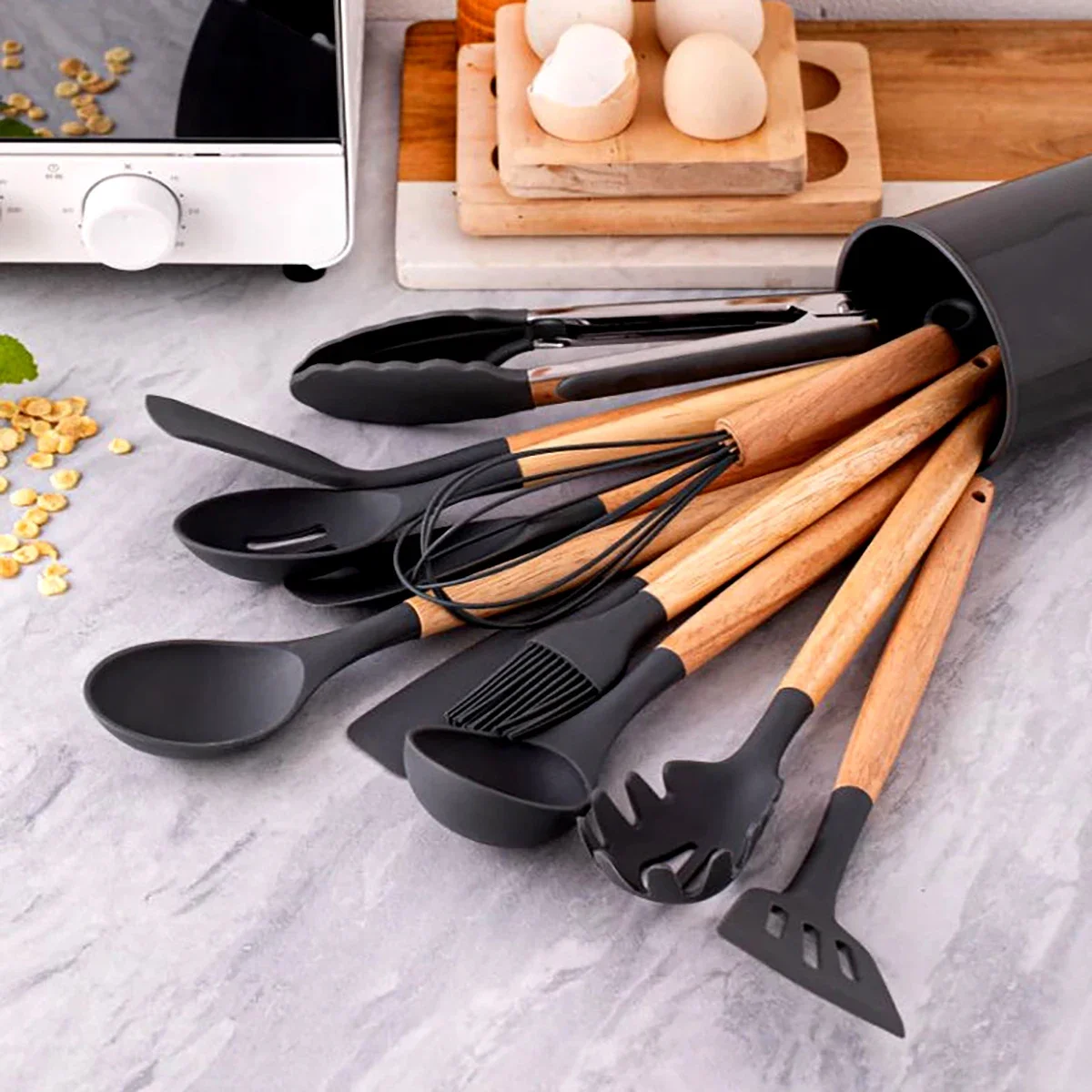 Ensemble d'ustensiles en silic - Home Cooking Utensil Set avis et prix