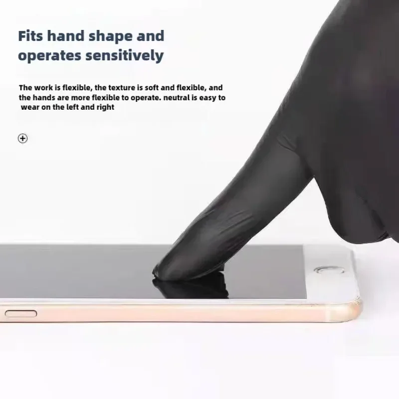 Gants jetables noirs en nitril - Home Cooking Work avis et prix