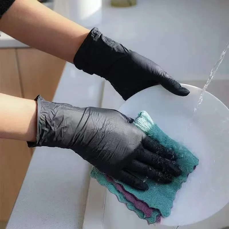 Gants jetables noirs en nitril - Home Cooking Work avis et prix