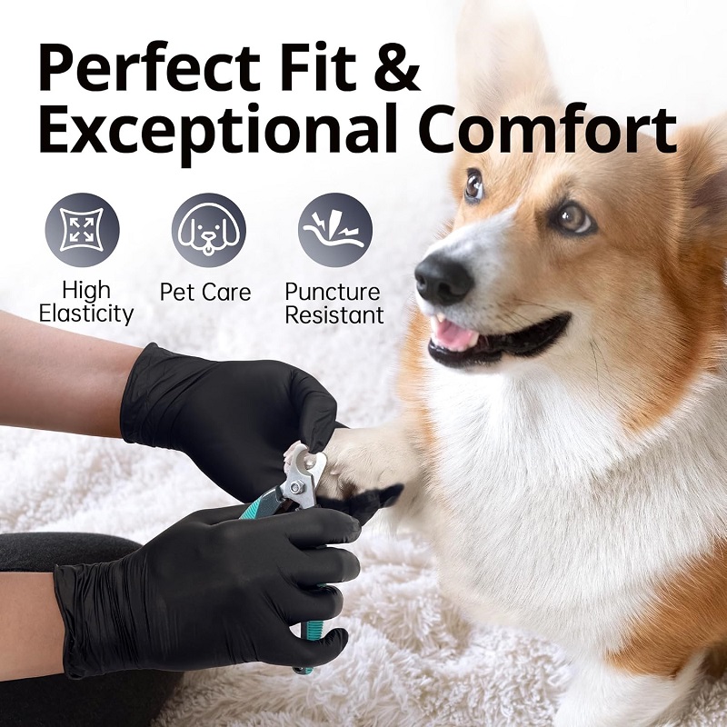 Gants jetables noirs en nitril - Home Cooking Work avis et prix