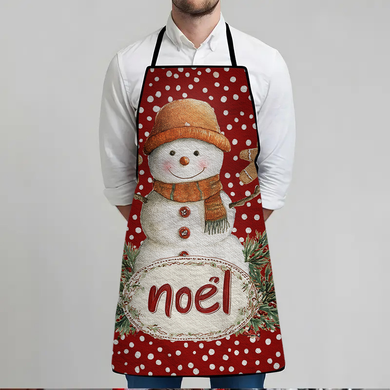 Tablier imprimé bonhomme de ne - Home Cooking Work avis et prix